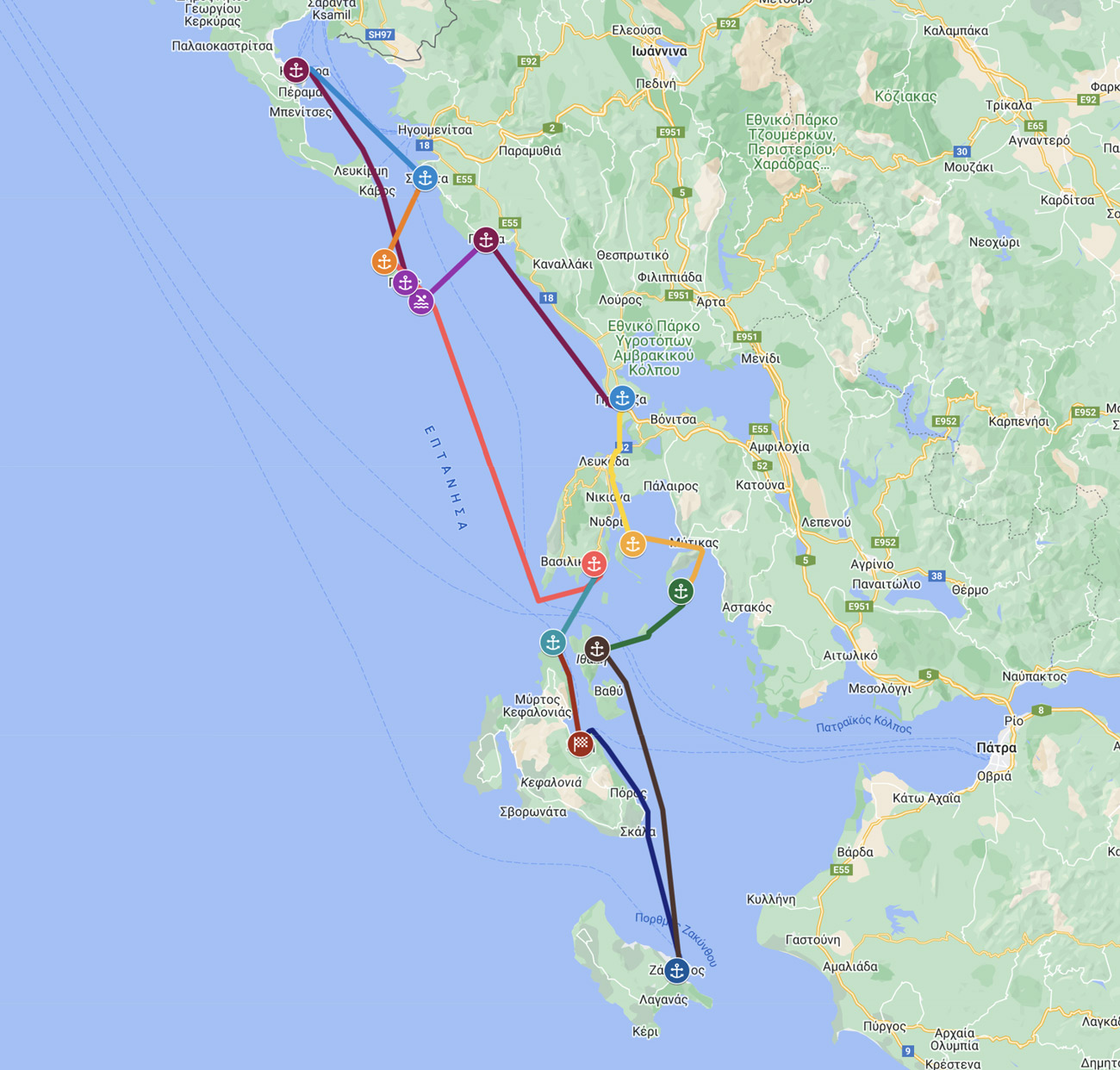 Kefalonia Sailing Charters - Yacht Charter Ionian Islands - Kefalonia Sailing